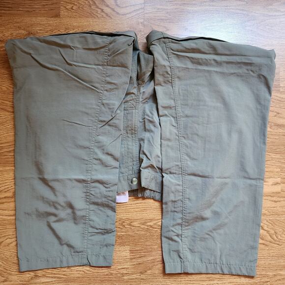 Columbia PFG Pants Mens Size 32 Fishing Gear 100% Nylon Green Zip-Off Leg - Picture 9 of 13